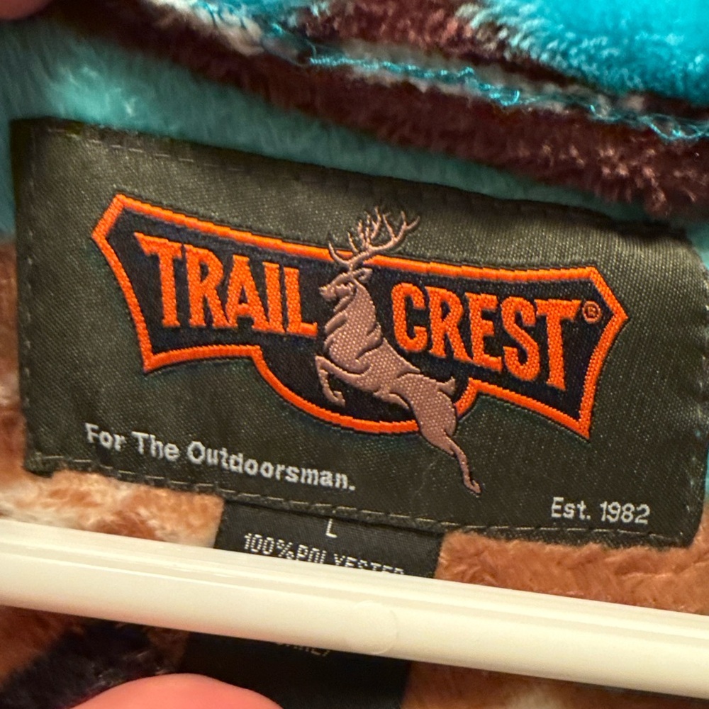 Aztec Patterned Fleece Jacket - image 5